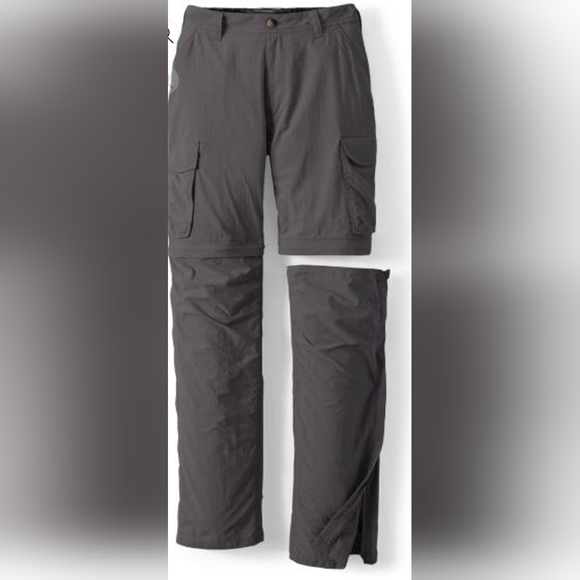 REI Co-op Charcoal Gray Men's Convertible Hiking Pants - Picture 1 of 15